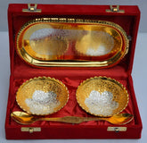 Golden and Silver Plated Bowl Set